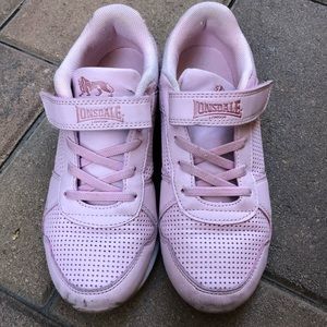Lonsdale girls pink velcro fastening sneakers